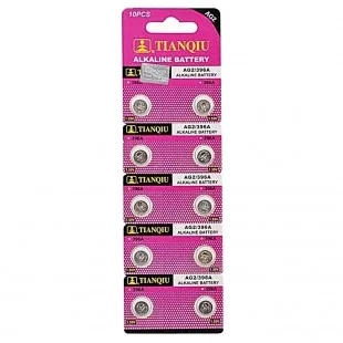 Pila Tianqiu Alkalina Pack 10 AG2/LR726H/396A