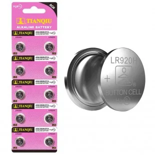 Pila Tianqiu Alkalina Pack 10 AG6/LR920H/371A