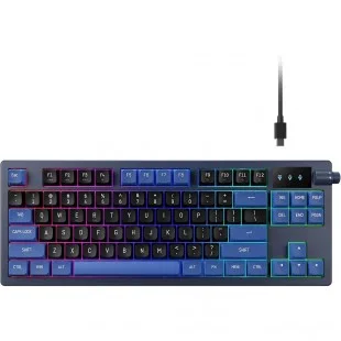 Gamdias Hermes E7 RGB Mec. Wired Negro
