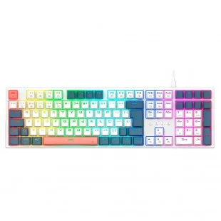 Redragon K668WBO Trundle RGB USA Swi-red Negro