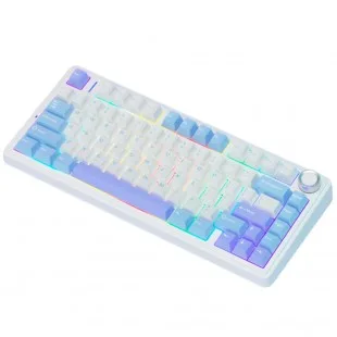 Aula F75 RGB Meca Wireles C/Cable Azul