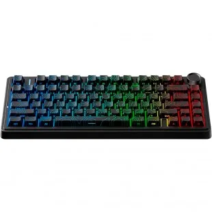 Aula F75 RGB Meca Inalámbrico C/Cable Negro