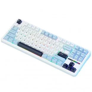 Aula F87 PRO RGB Meca Inalámbrico Blanco