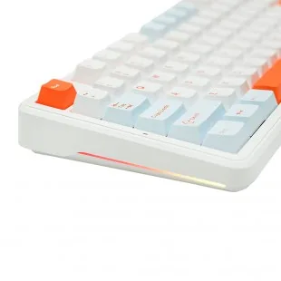 Aula F87 PRO RGB Meca. Inalámbrico Blanco
