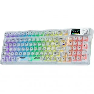 Aula F98 PRO V3 RGB Wired Blanco