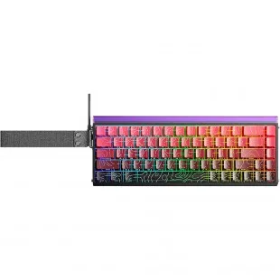 Aula Hero 68HE RGB MEC.WIRED/Cable Blk/red