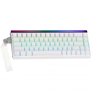 Aula Hero 68HE RGB Mec. Wired Blanco