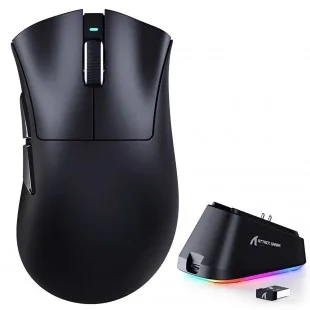 Attack Shark V3 PRO 1K WIRED+2.4G+BT Negro