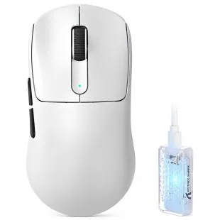 Attack Shark V5 8K WIRED+2.4G+BT Blanco