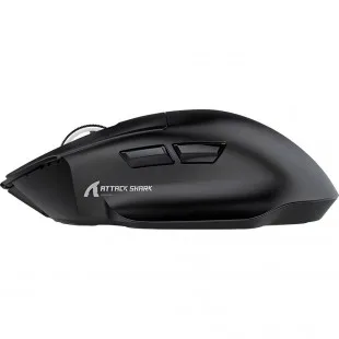 Attack Shark V6 1K WIRED+2.4G+BT Negro