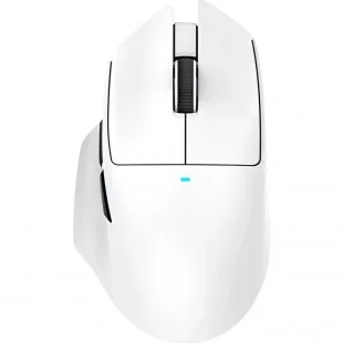 Attack Shark V6 1K WIRED+2.4G+BT Blanco