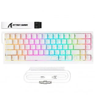 Attack Shark X68 PRO HE Mec. Blanco
