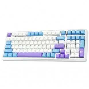Aula F99 Mec. Wired RGB Side Azul