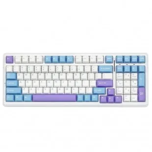 Aula F99 Mec. Wired RGB Light Blanco Blue