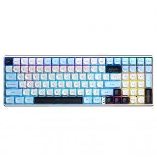 Aula S100 PRO Mec. RGB Inalámbrico Blanco