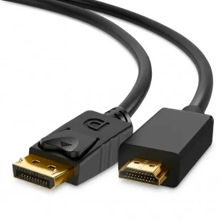 Cable Displayport para HDMI 1.8MTS Negro