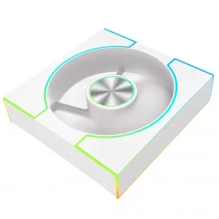 Ventilador Aigo Darkflash DM8 ARGB Blanco