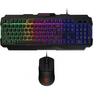 MSI Forge GK100 Combo USB RGB Negro