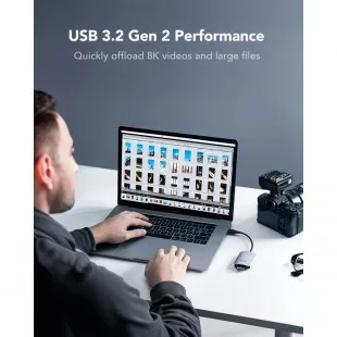 Lexar Professio Usb-c+adap RW515 Gris