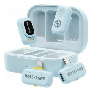 Hollyland Microfone Lark A1 Combo Light/usb-c Azul