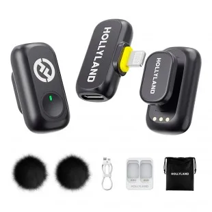 Hollyland Microfone Lark A1 Mini DUO Gris
