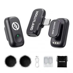 Hollyland Microfone Lark A1 Mini DUO Gris USB