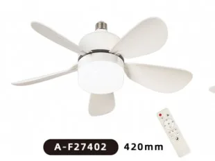 Ventilador Sate C/luminaria E27 22W C/control 265V