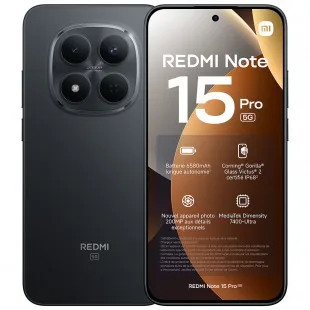 Xiaomi Redmi Note 15 PRO 5G Negro 256GB