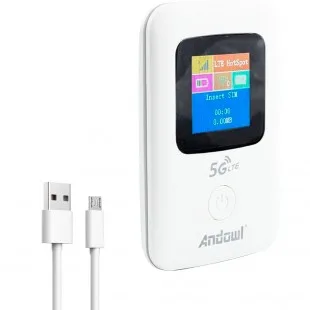 Router Portátil Andowl Hotspot/simcar Blanco
