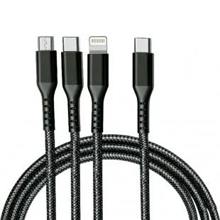 Smartfy FCC05B 3EM1 Usb-c para Negro