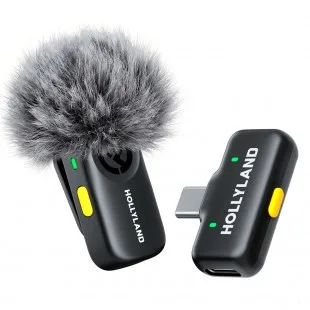 Hollyland Microfone Lark A2 DUO Inalámbrico Gris