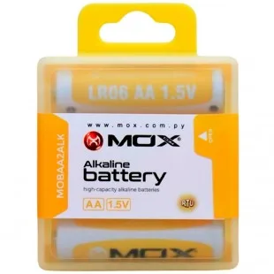 Pila MOX Alkaline 1.5V LR06 MOBAA2ALK AA/2