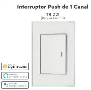 Zemismart Push 1 Int. 100022 1000022