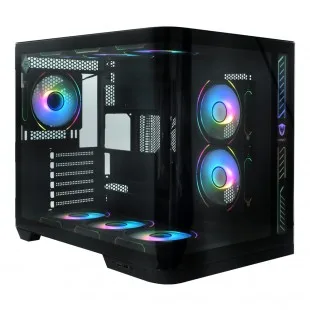 Sate K910 Gamer 9FAN/ARGB Negro