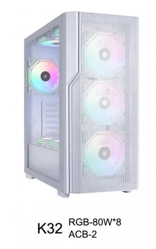 Sate K32 8 FAN E-atx Blanco