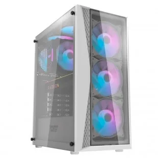 Aigo Darkflash DK352 ARGB 4FAN Blanco