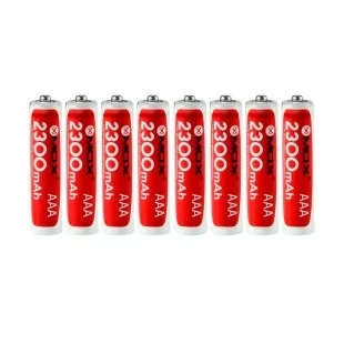 Pila AAA Recarregavel MOX X8 2300MAH